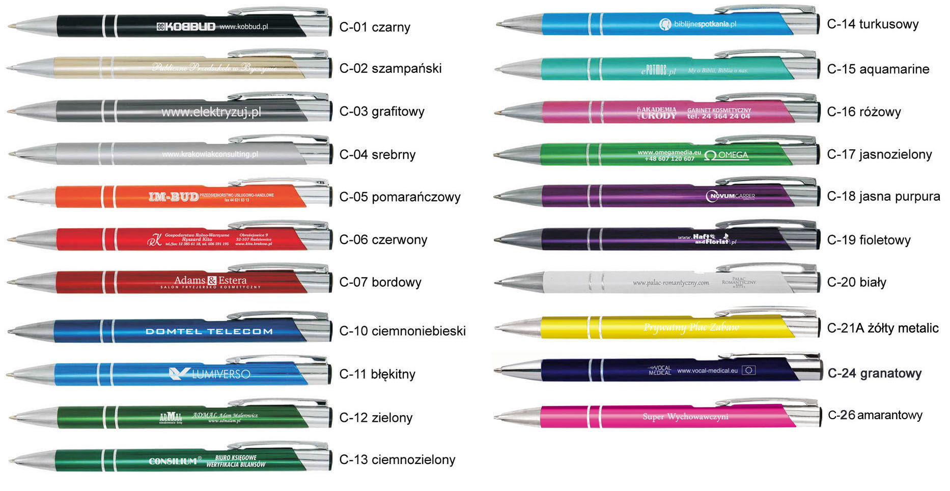długopis metalowy COSMO