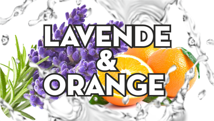lavende & orange